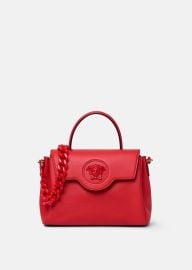 Versace Womens La Medusa Handbag in red Versace US at Versace